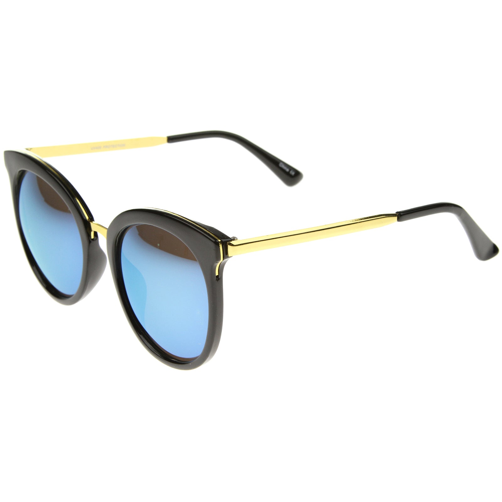 Black-Gold / Blue Mirror