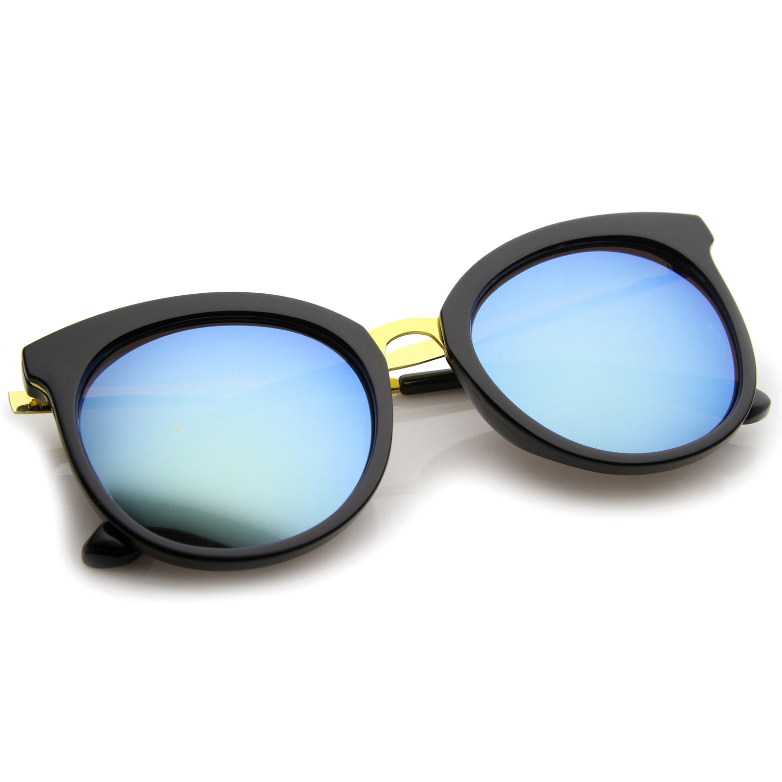 Black-Gold / Blue Mirror