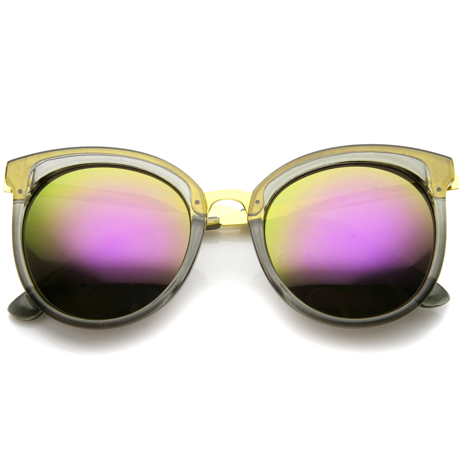 Clear-Gold / Purple Mirror
