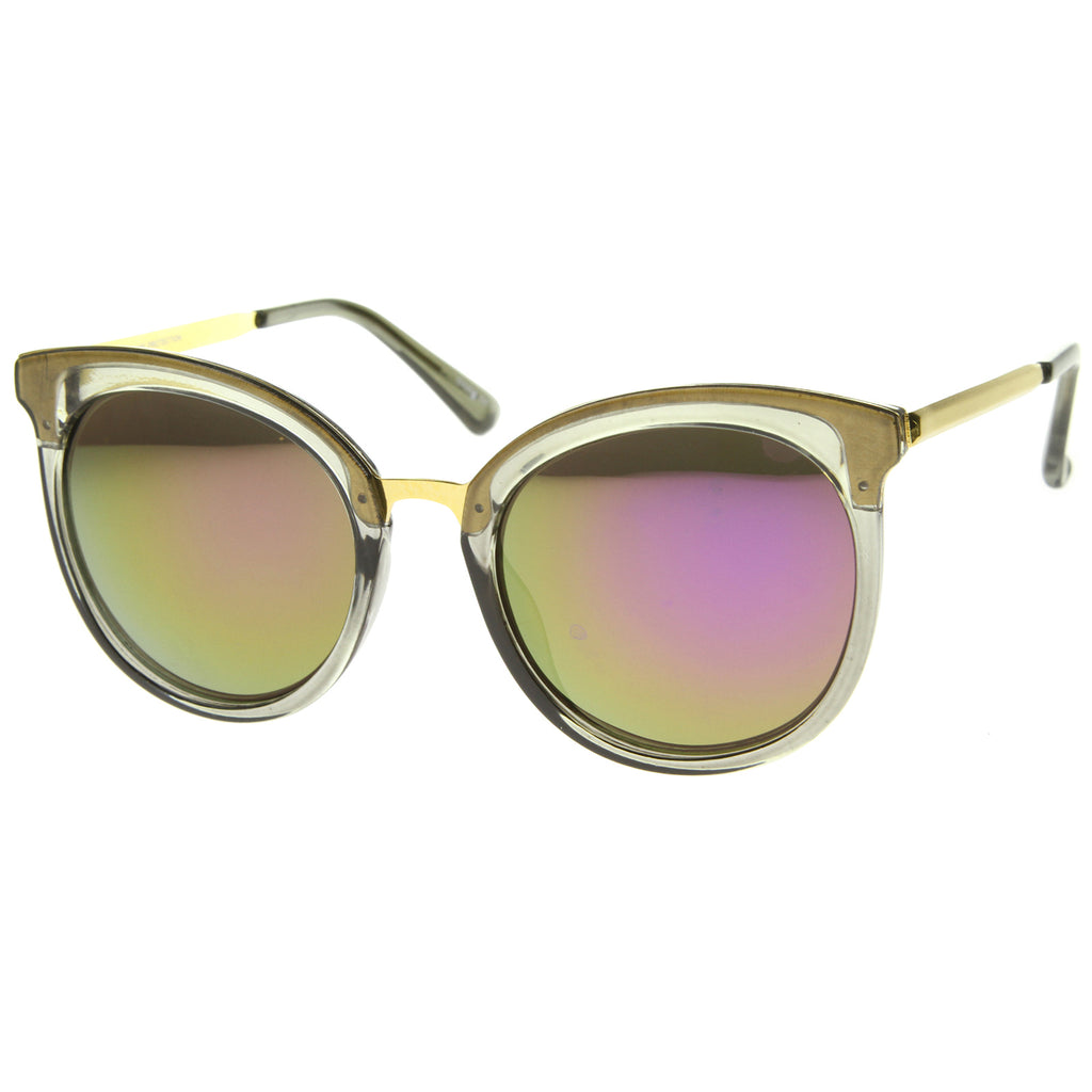 Clear-Gold / Purple Mirror