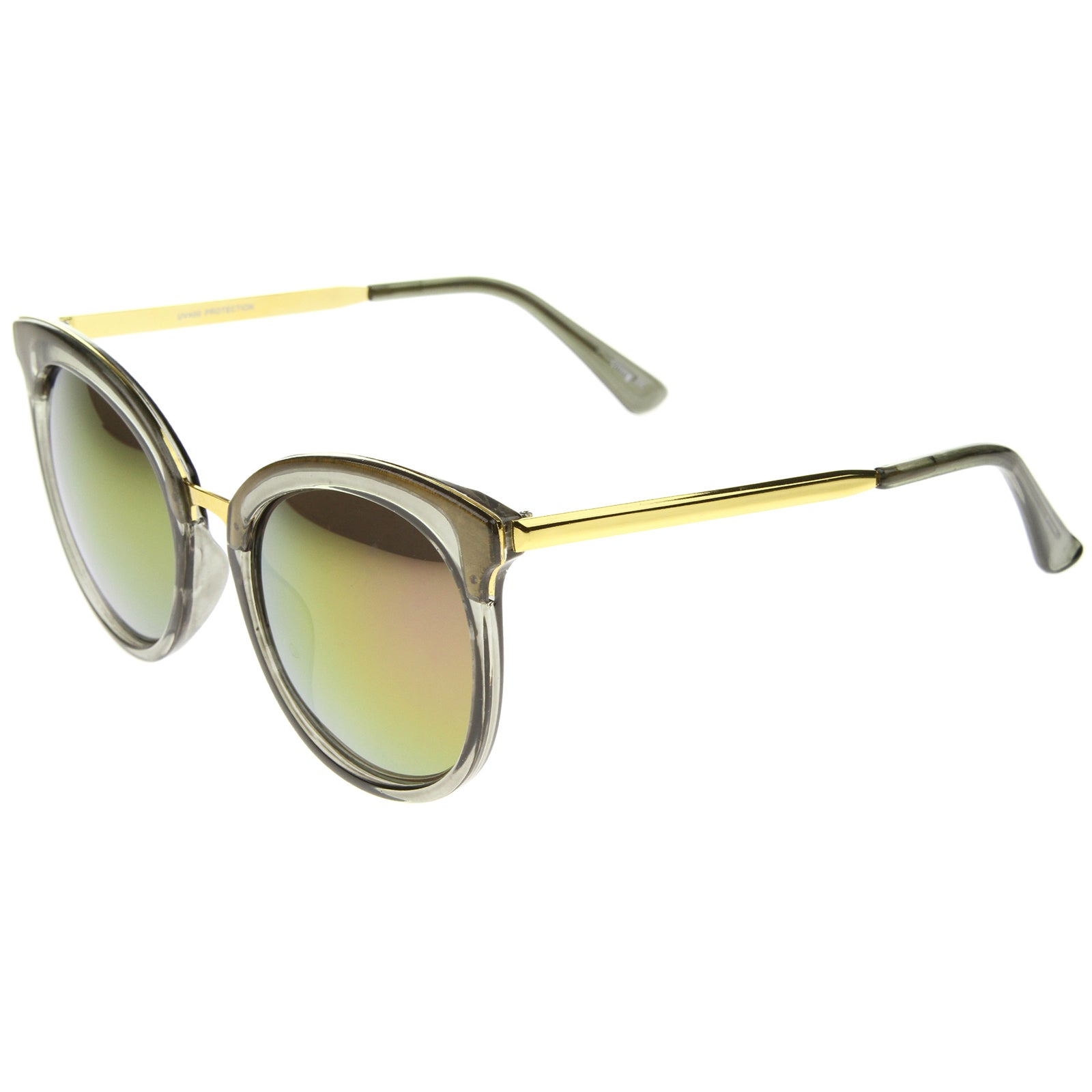 Clear-Gold / Purple Mirror