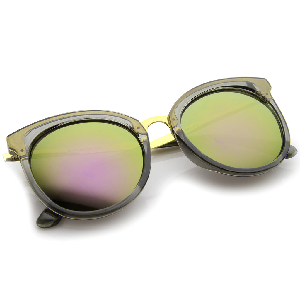 Clear-Gold / Purple Mirror