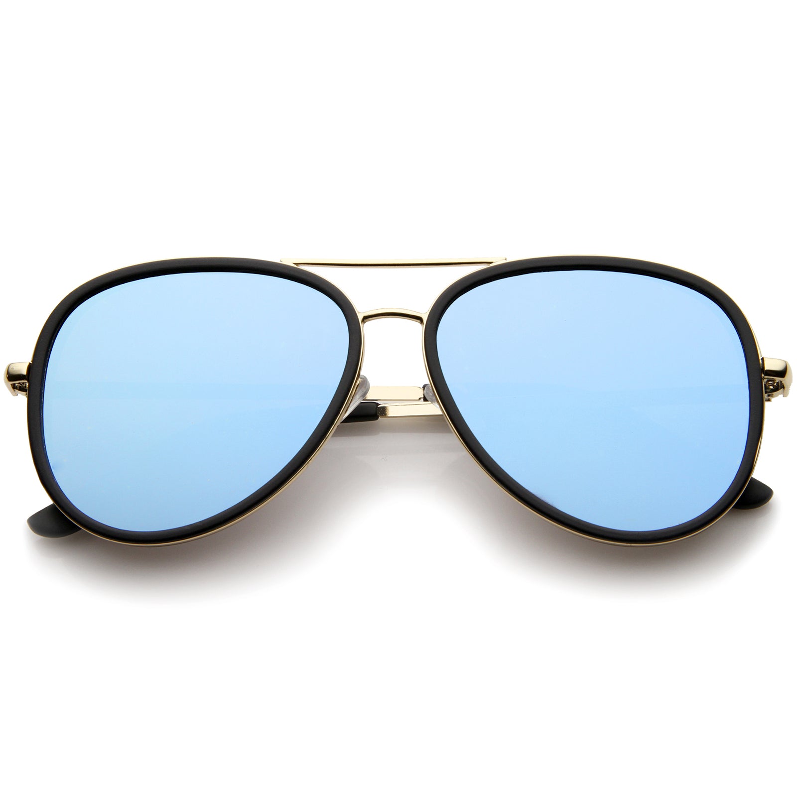 Black-Gold / Blue Mirror