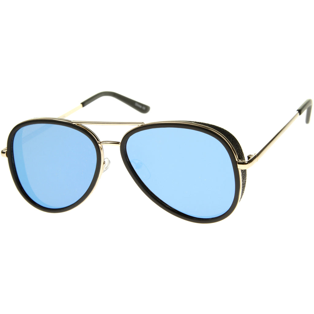 Black-Gold / Blue Mirror