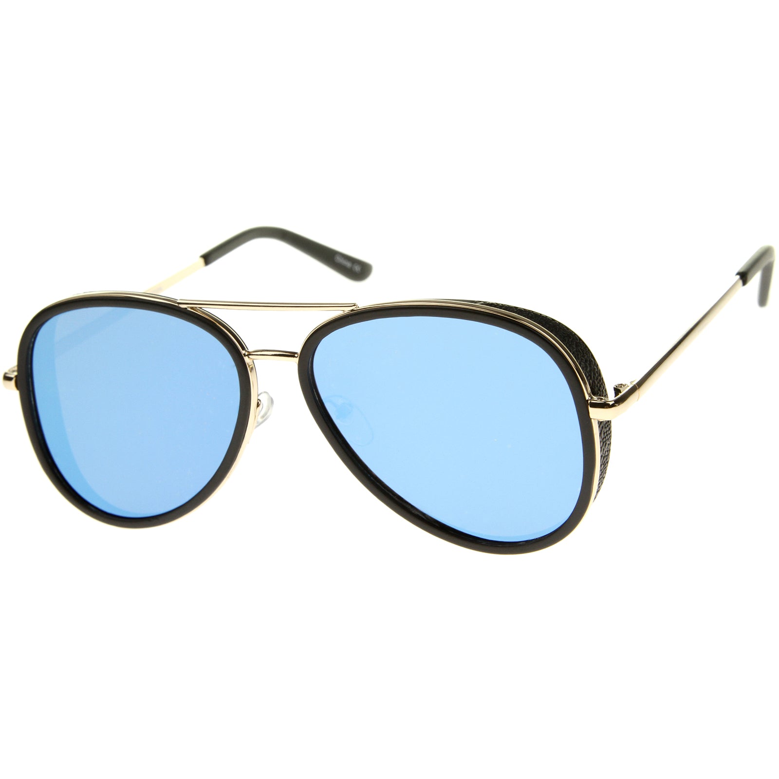 Black-Gold / Blue Mirror