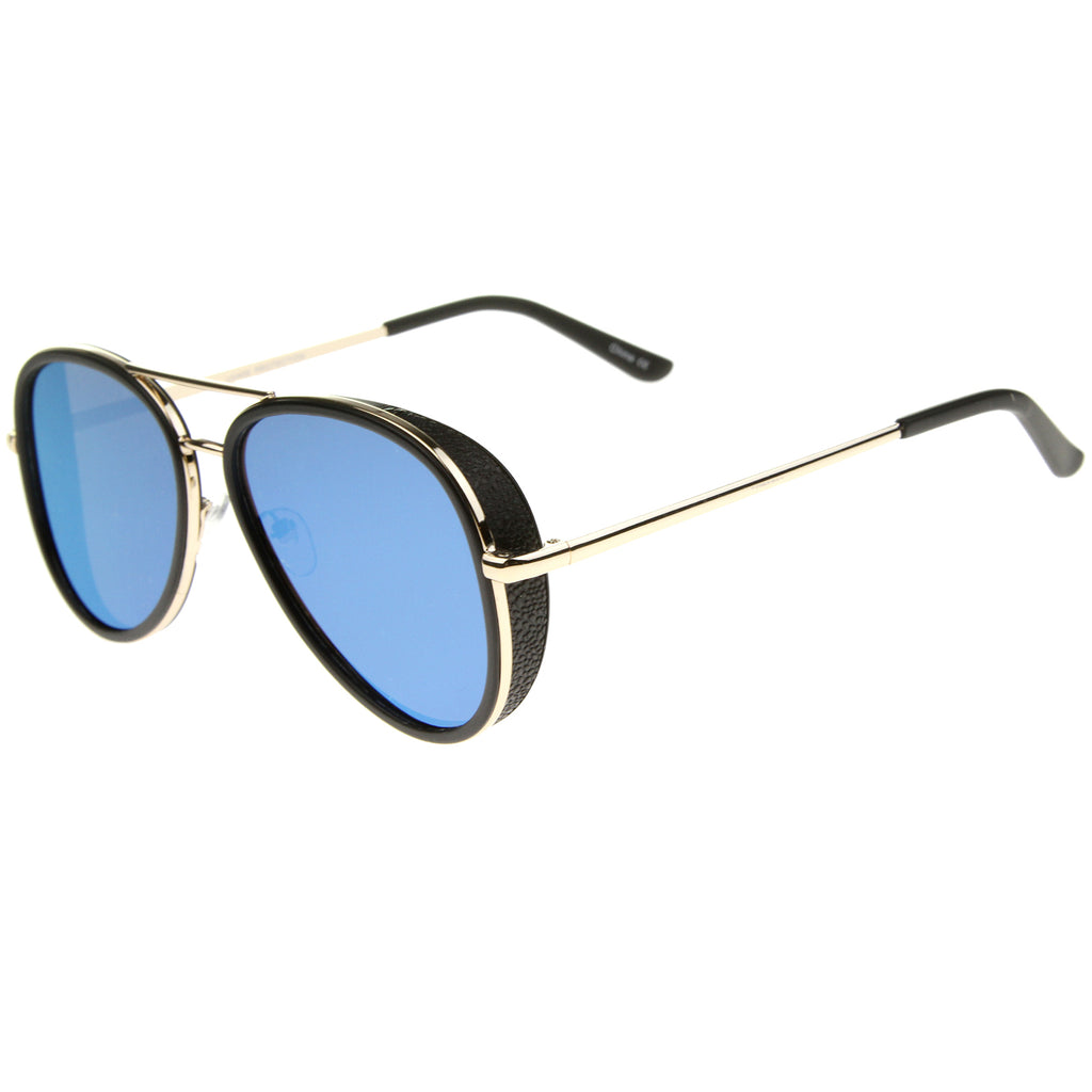 Black-Gold / Blue Mirror