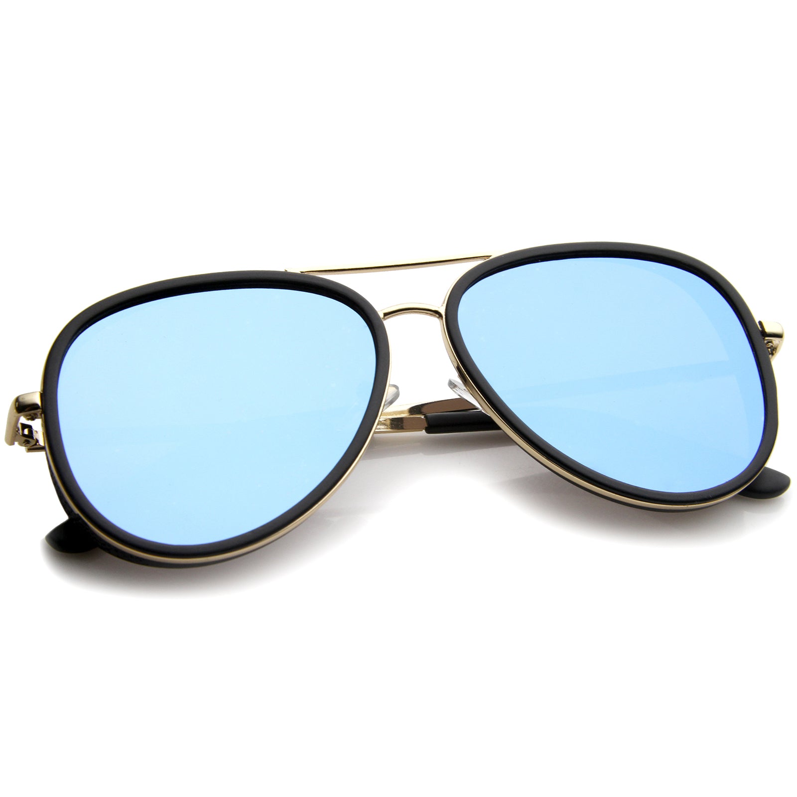 Black-Gold / Blue Mirror