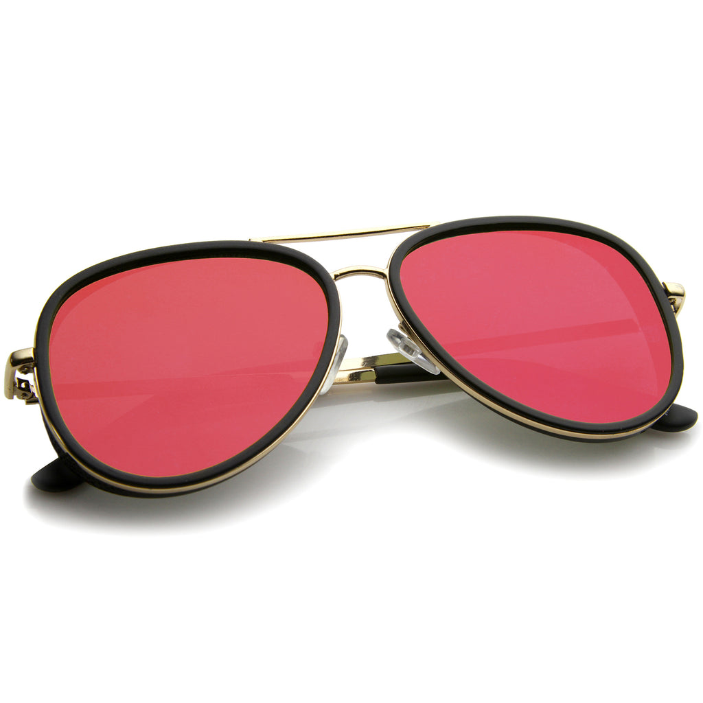 Black-Gold / Magenta Mirror