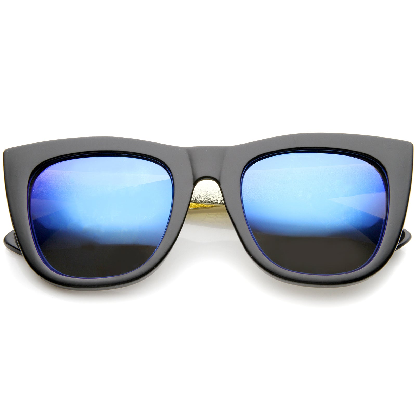 Black-Gold / Blue Mirror