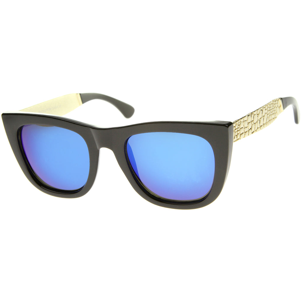 Black-Gold / Blue Mirror