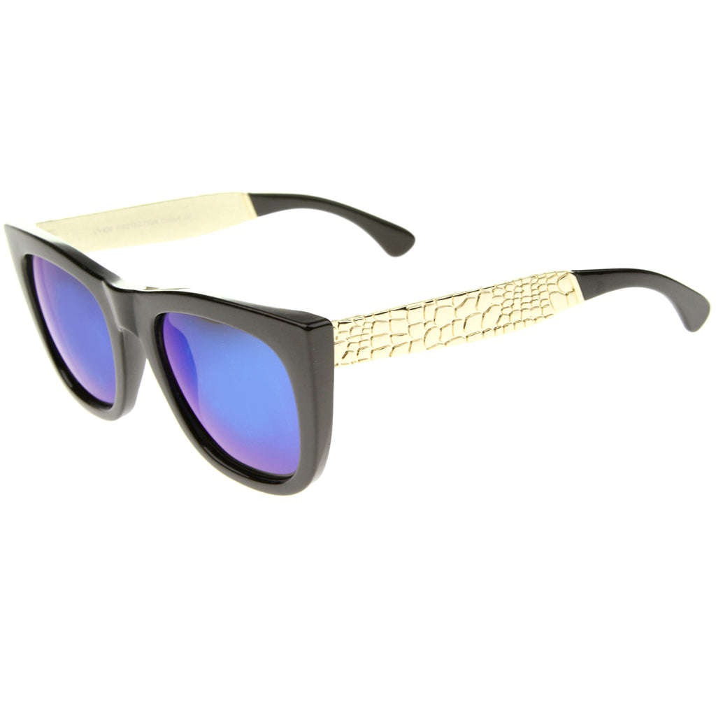 Black-Gold / Blue Mirror