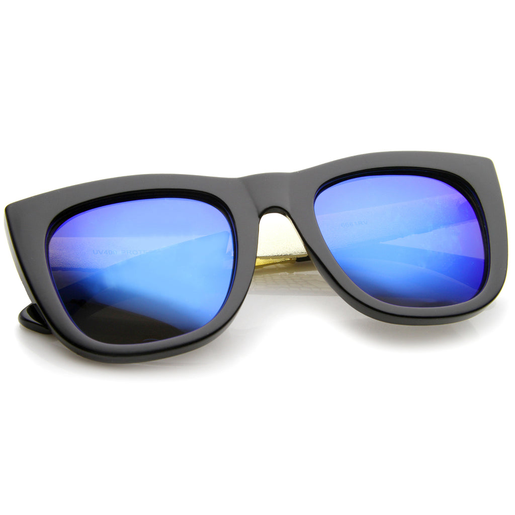 Black-Gold / Blue Mirror