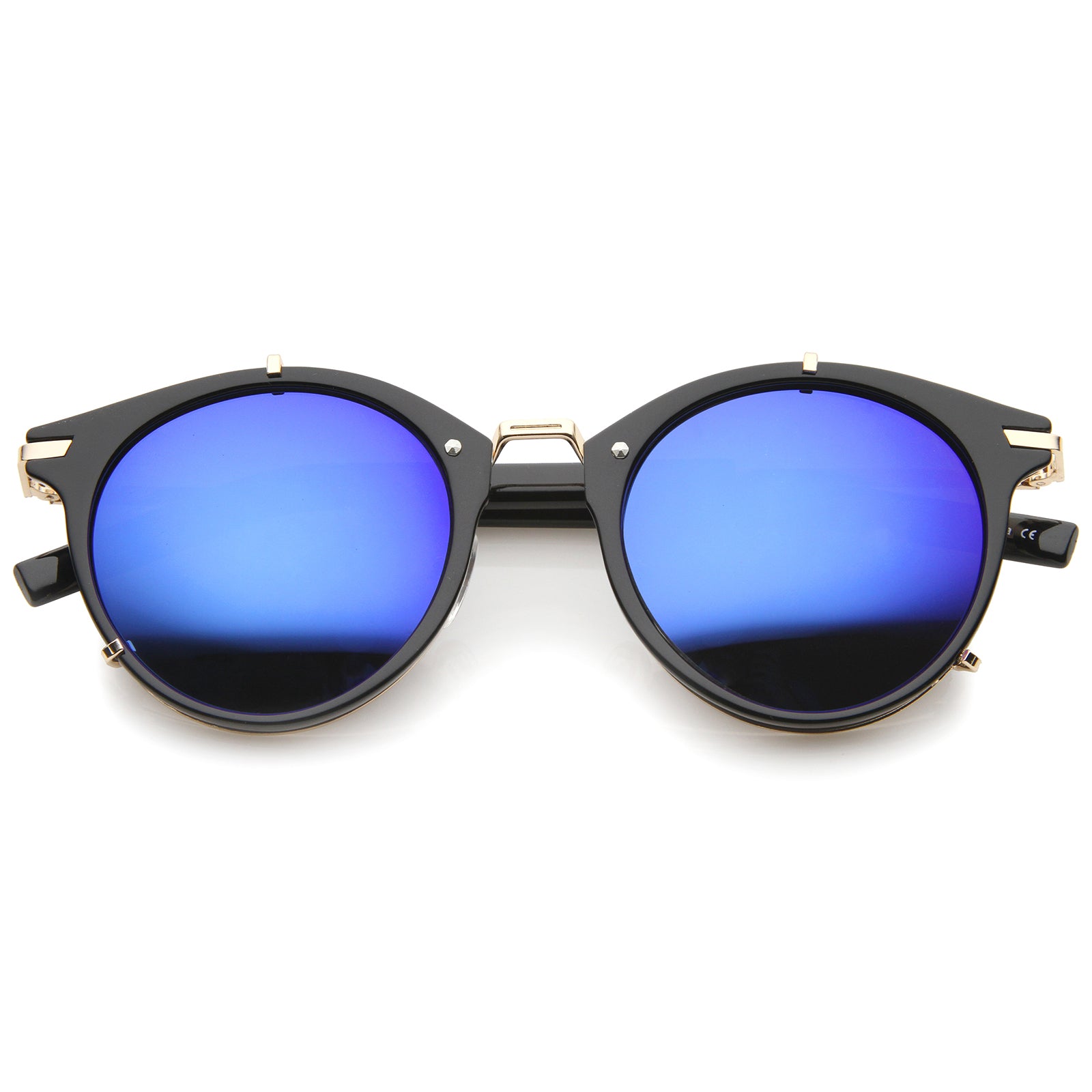 Black-Gold / Blue Mirror