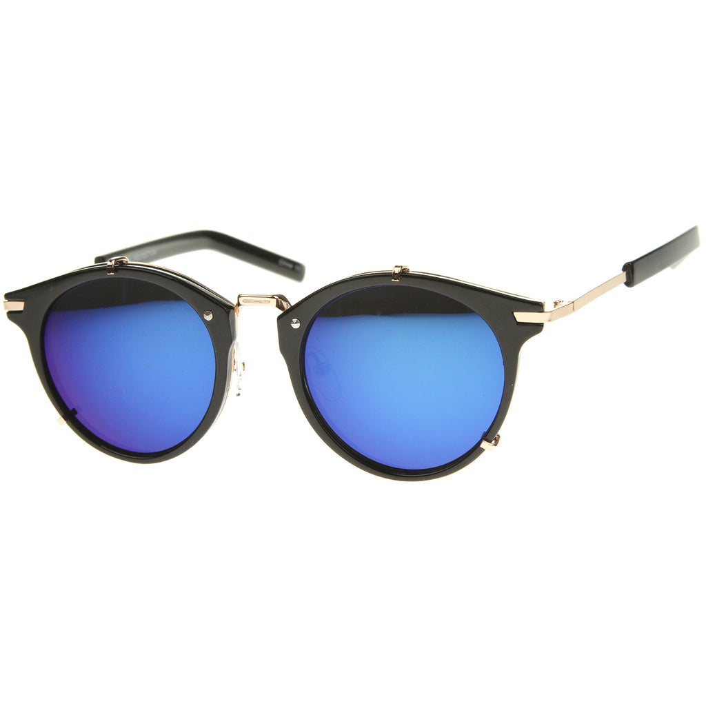 Black-Gold / Blue Mirror