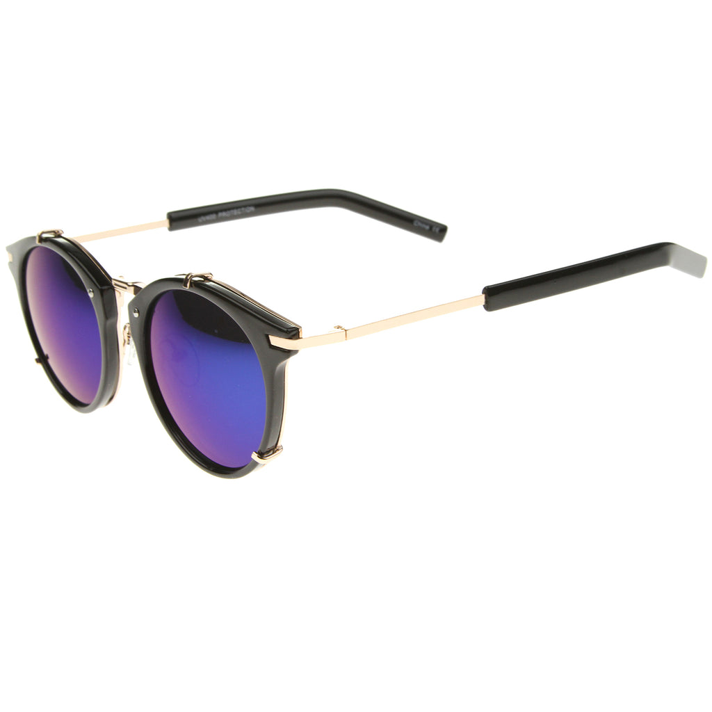 Black-Gold / Blue Mirror