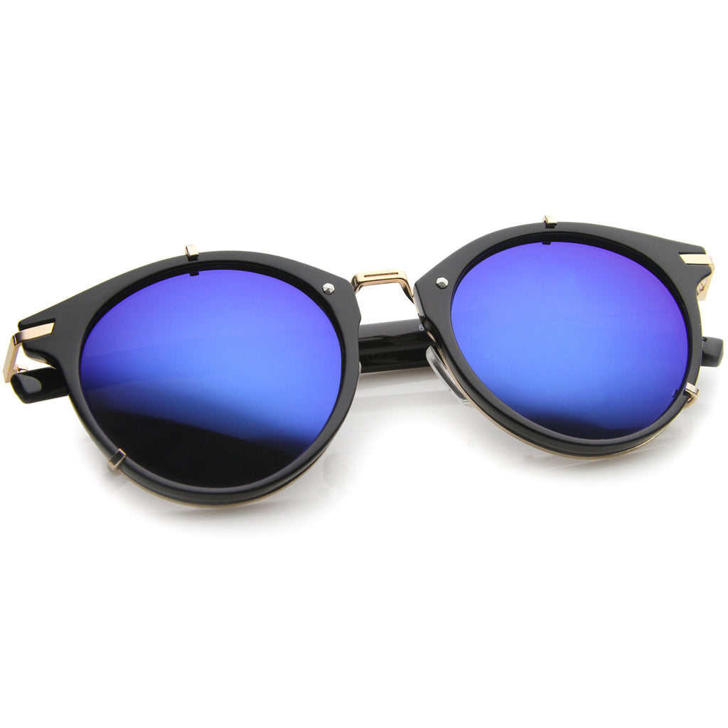 Black-Gold / Blue Mirror