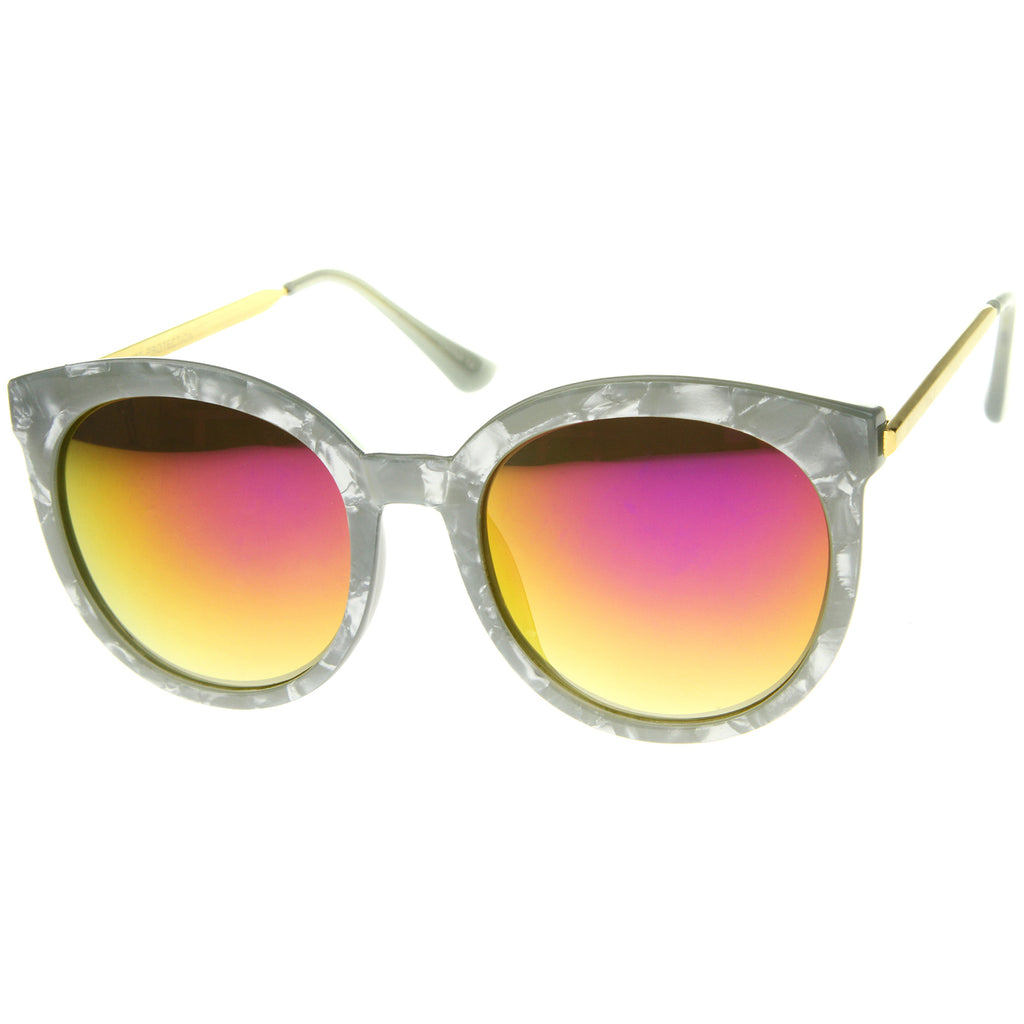 Grey-Gold / Magenta Mirror