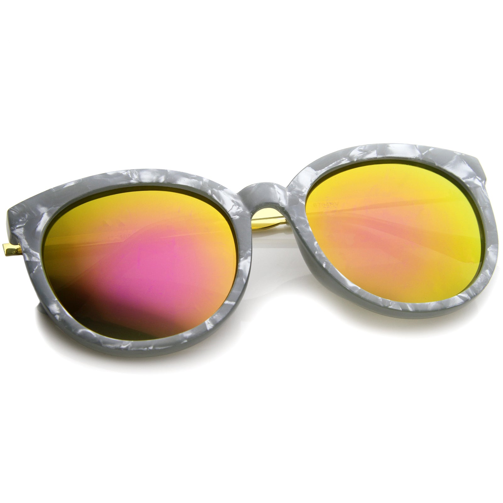 Grey-Gold / Magenta Mirror