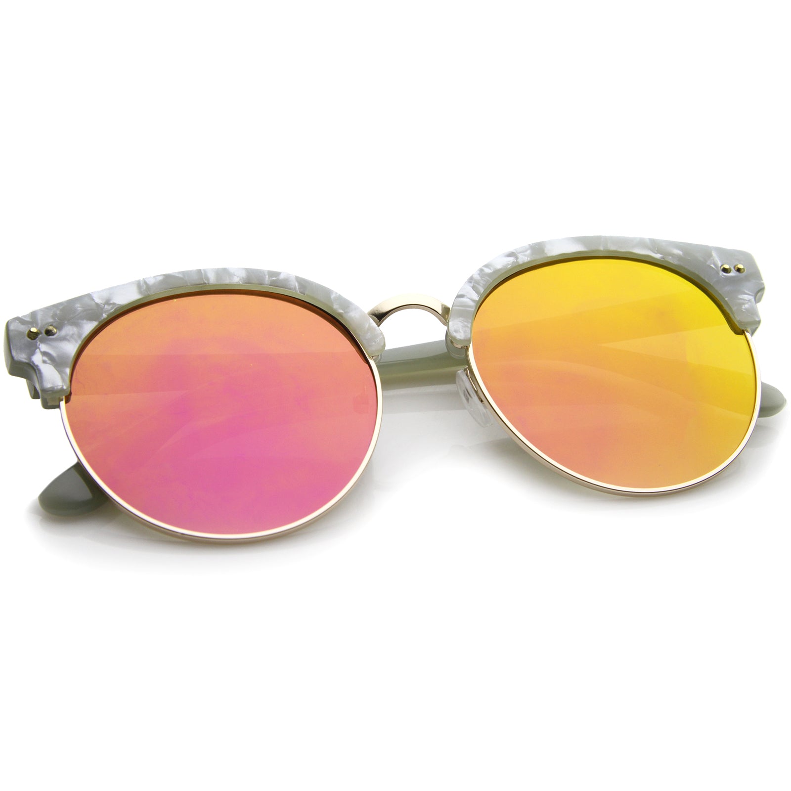 Grey-Gold / Magenta Mirror