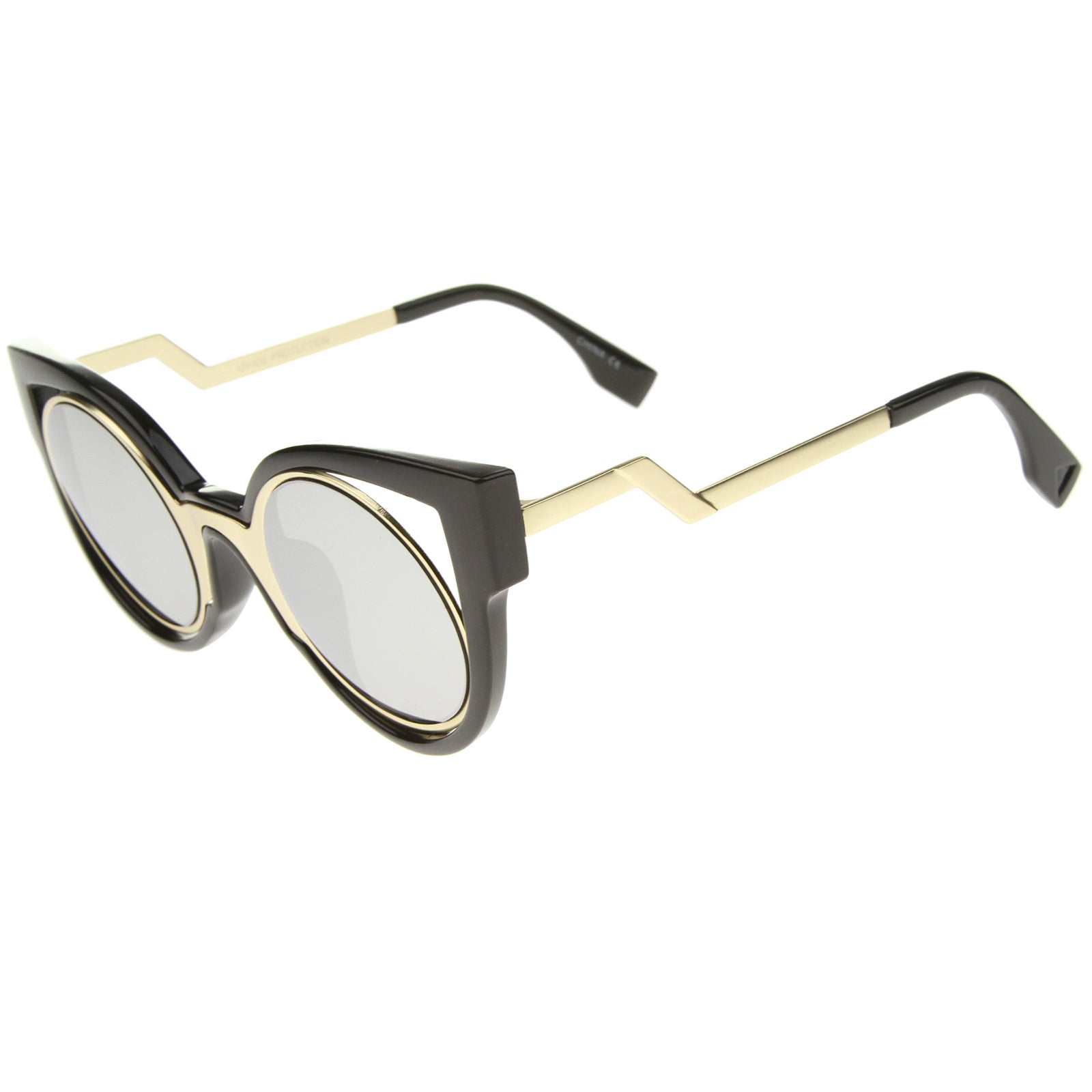 Black-Gold / Silver Mirror