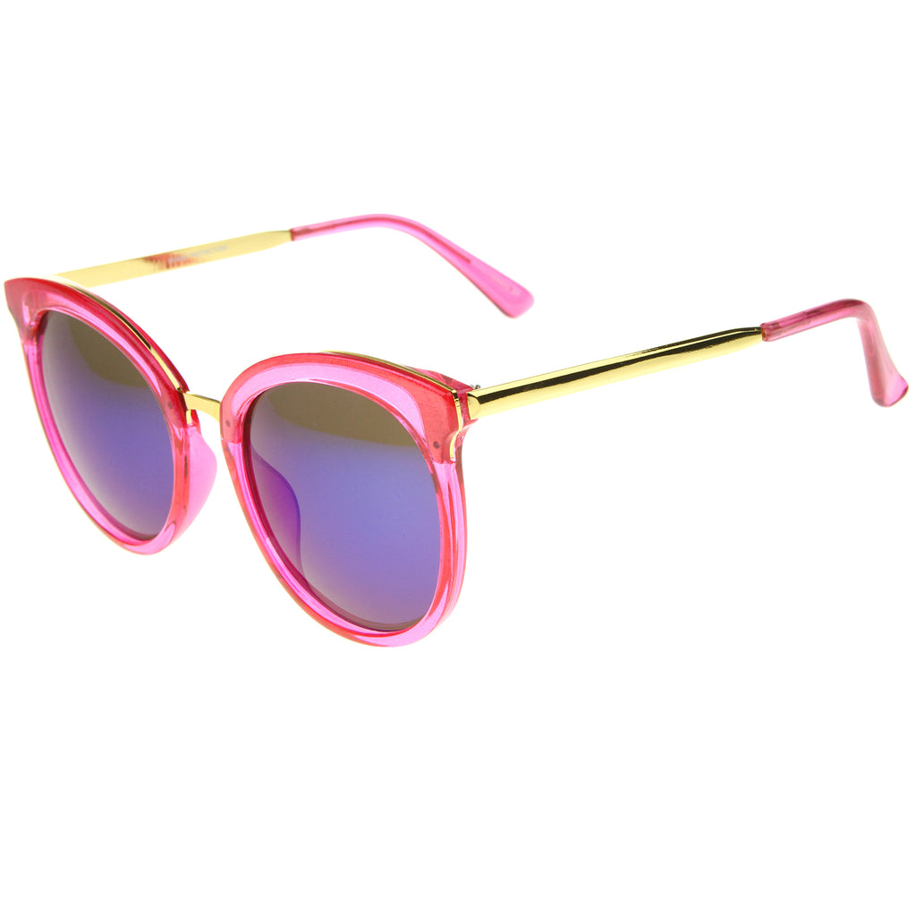 Pink-Gold / Blue Mirror
