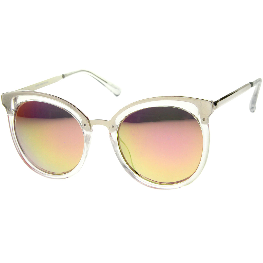 Clear-Silver / Pink Mirror