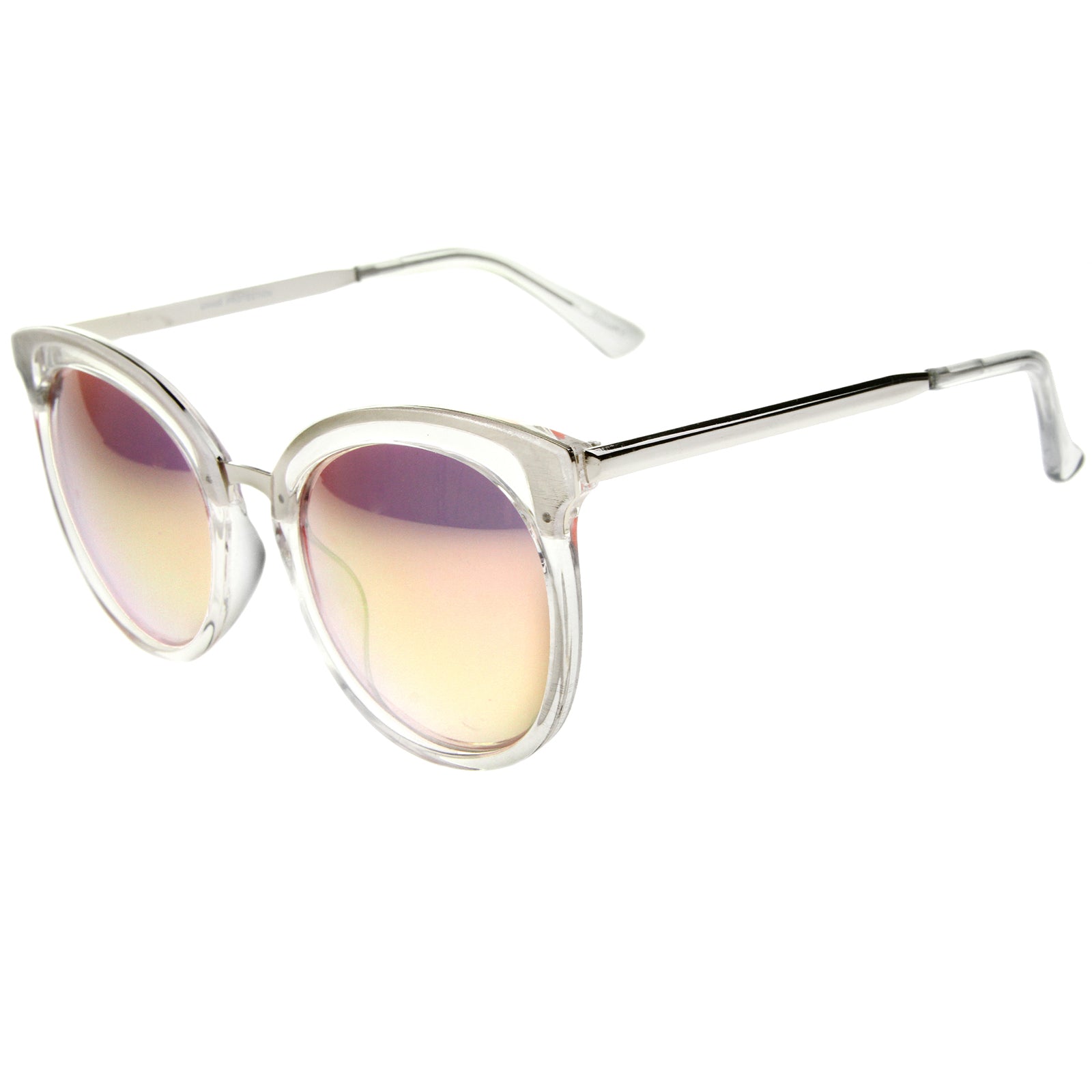 Clear-Silver / Pink Mirror