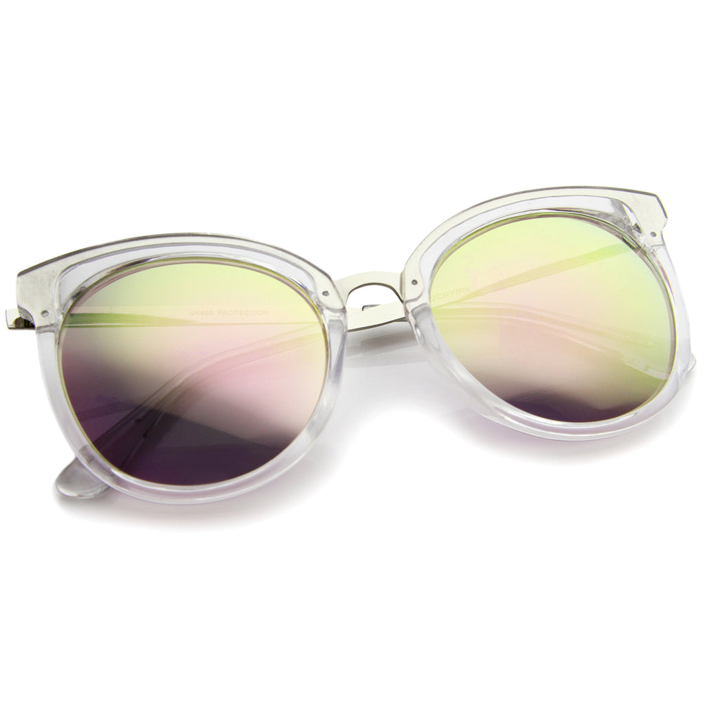 Clear-Silver / Pink Mirror