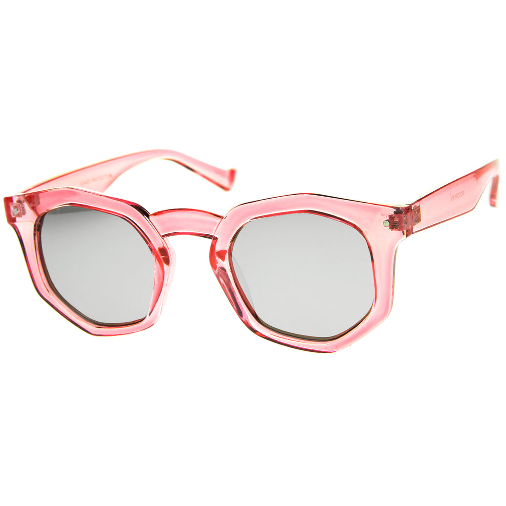 Pink / Silver Mirror