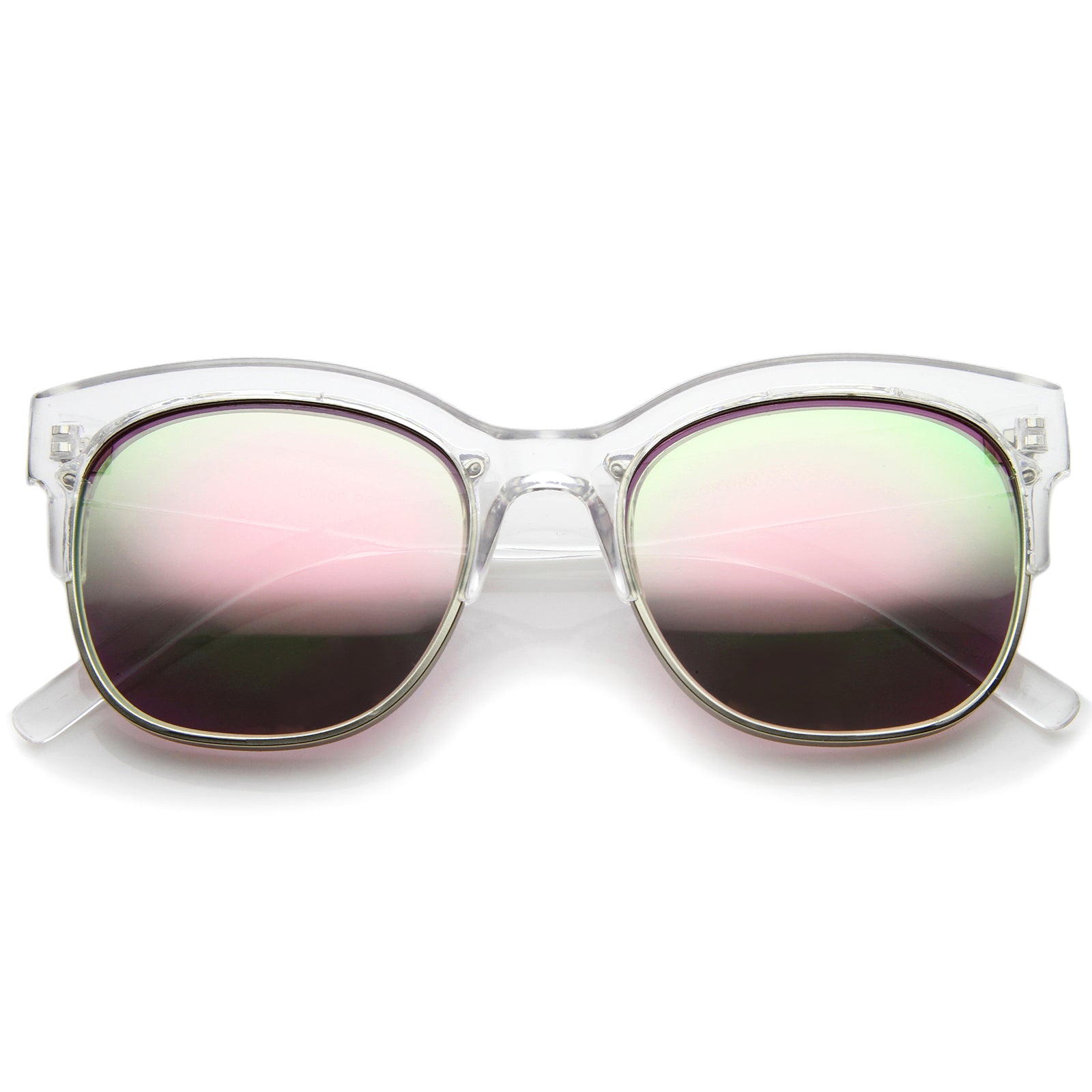 Clear-Silver / Pink Mirror