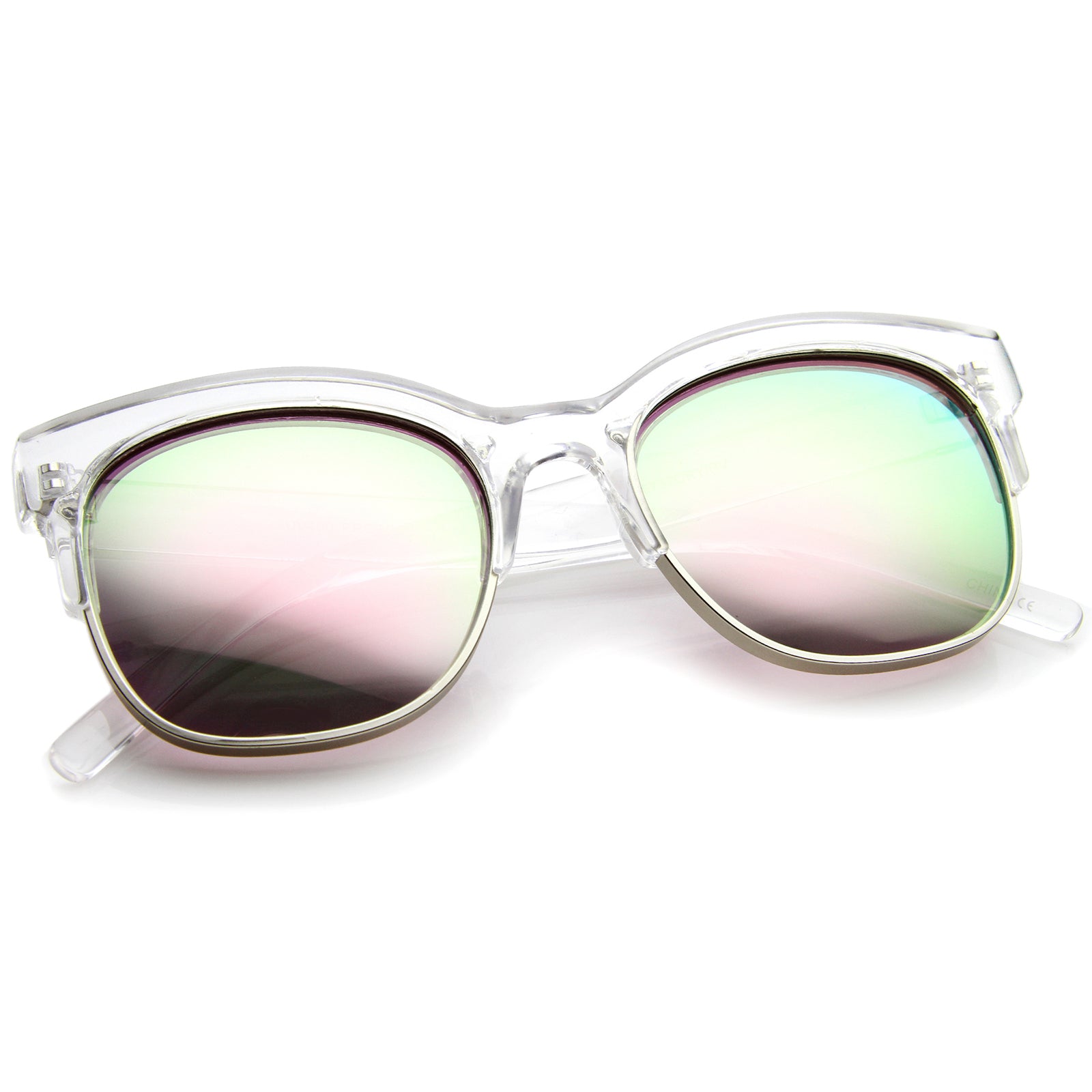 Clear-Silver / Pink Mirror