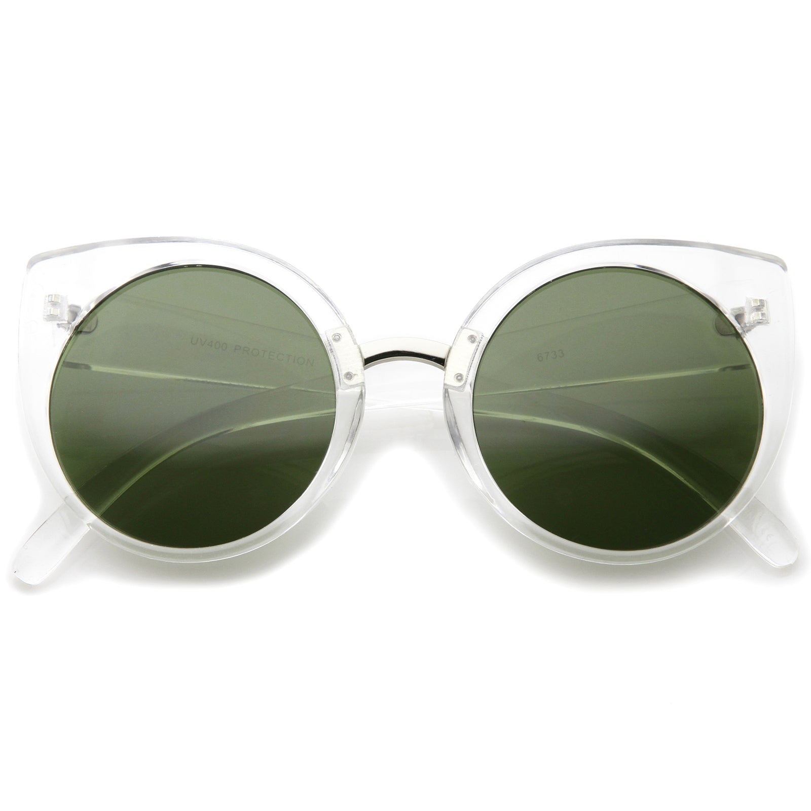 Clear-Silver / Green