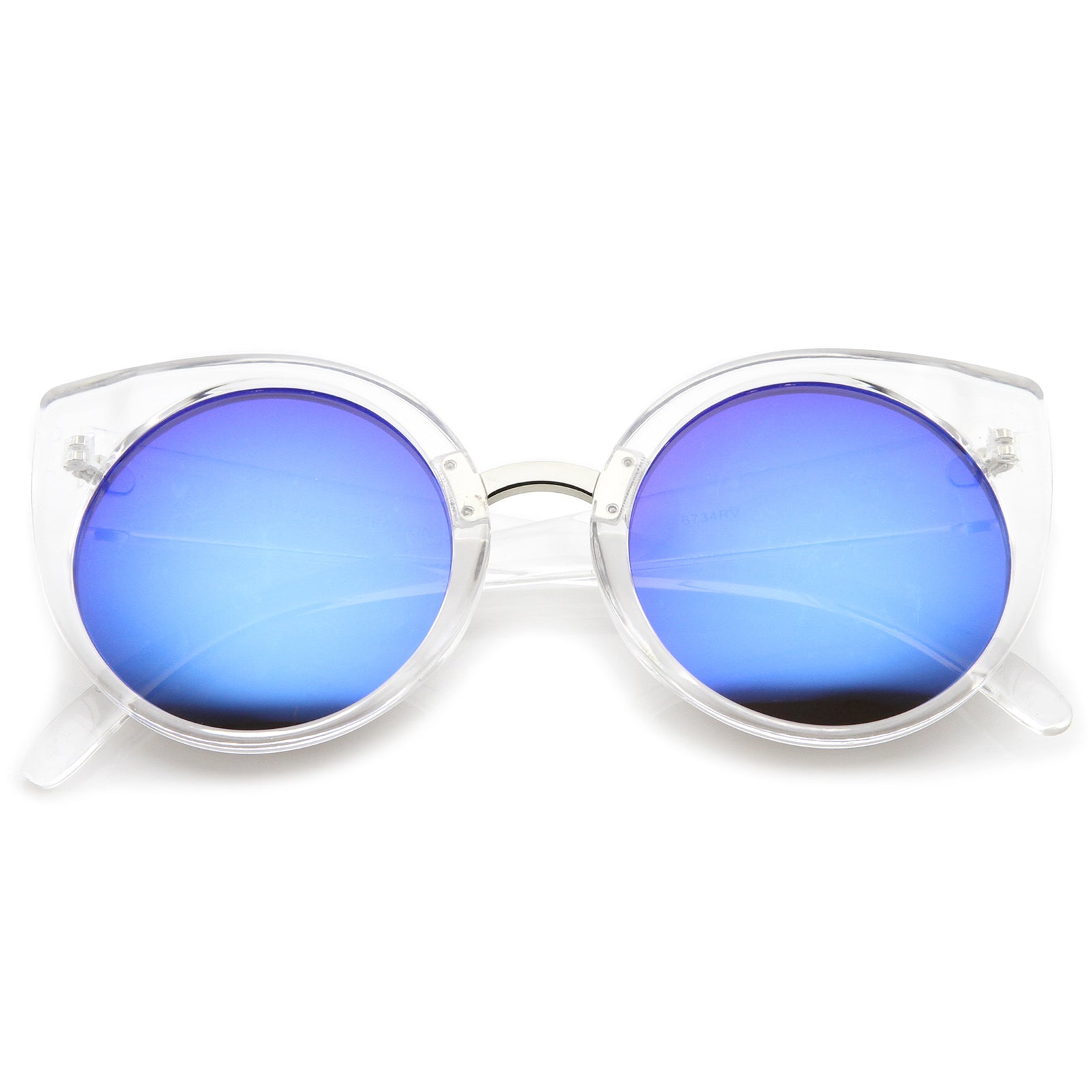 Clear-Silver / Blue Mirror