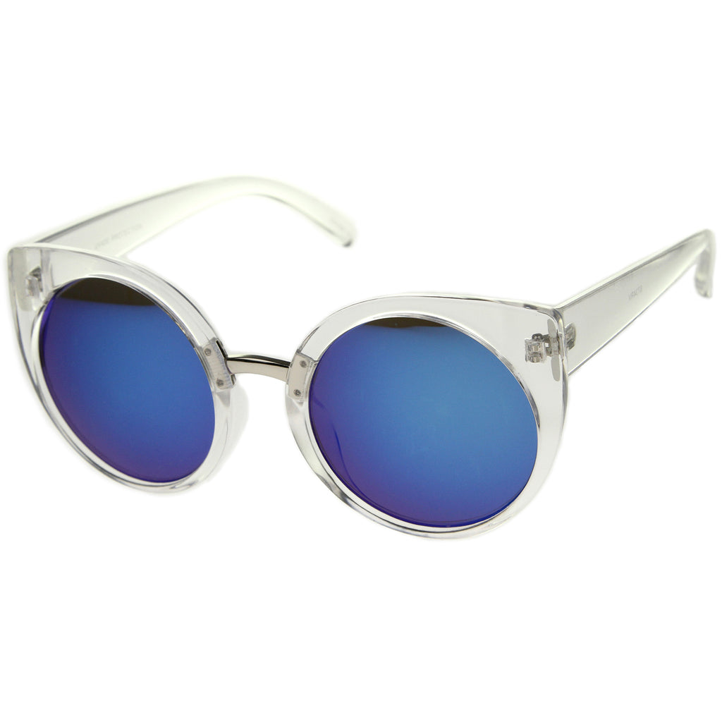 Clear-Silver / Blue Mirror