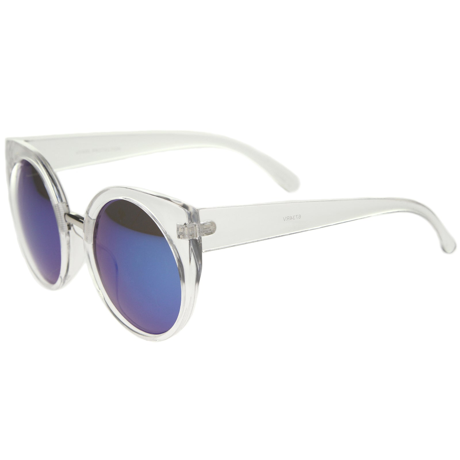 Clear-Silver / Blue Mirror