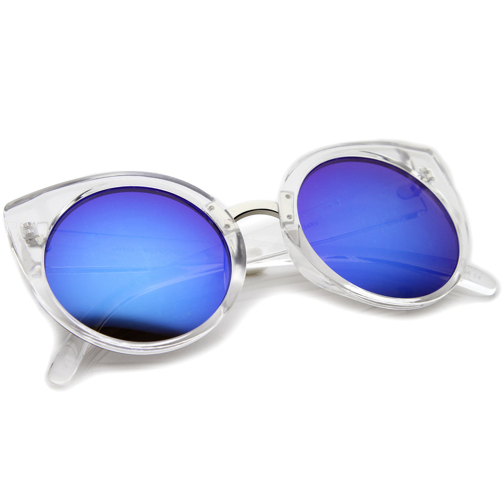 Clear-Silver / Blue Mirror