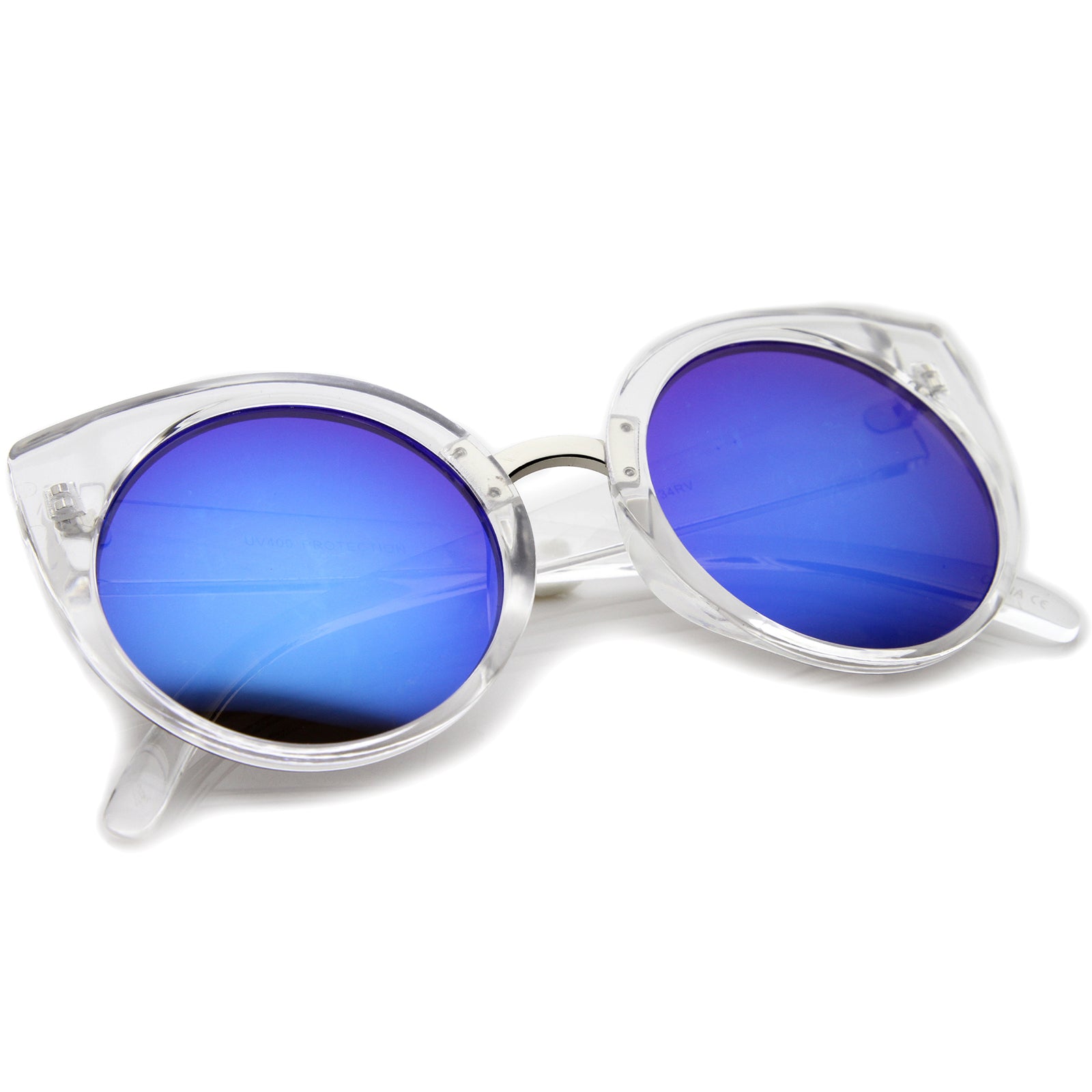 Clear-Silver / Blue Mirror
