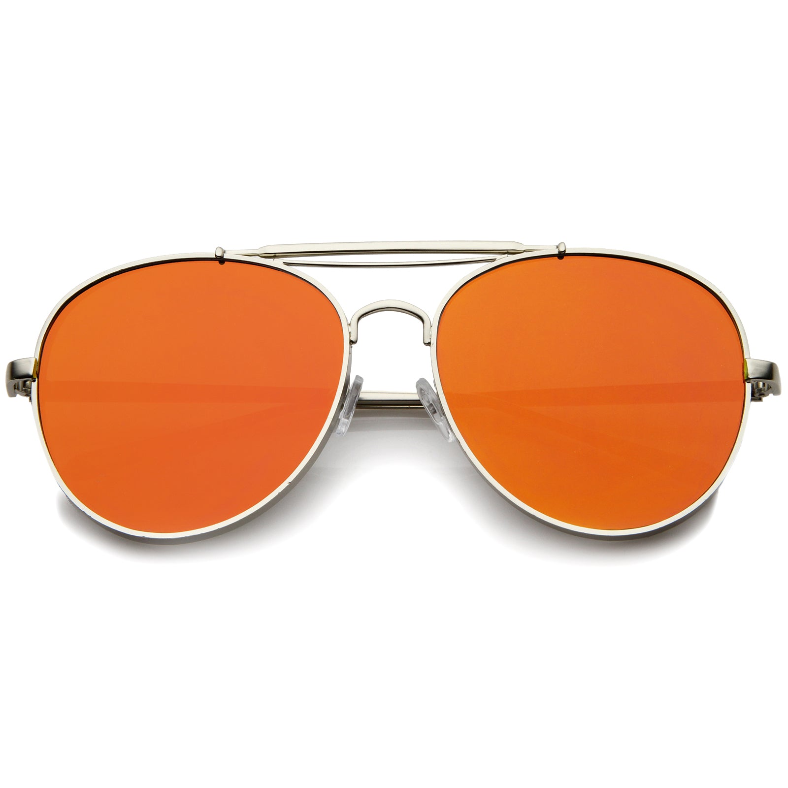 Silver / Orange Mirror