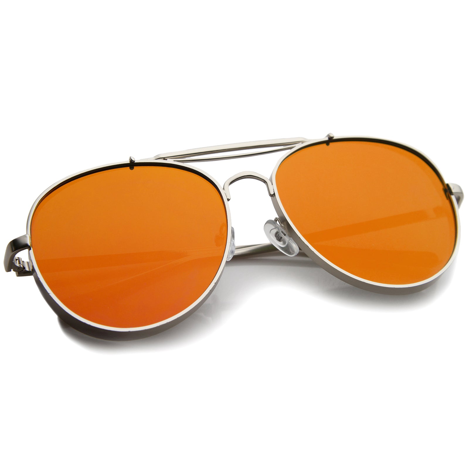 Silver / Orange Mirror
