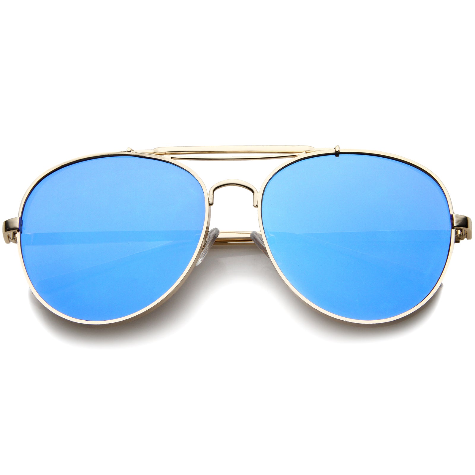 Gold / Blue Mirror