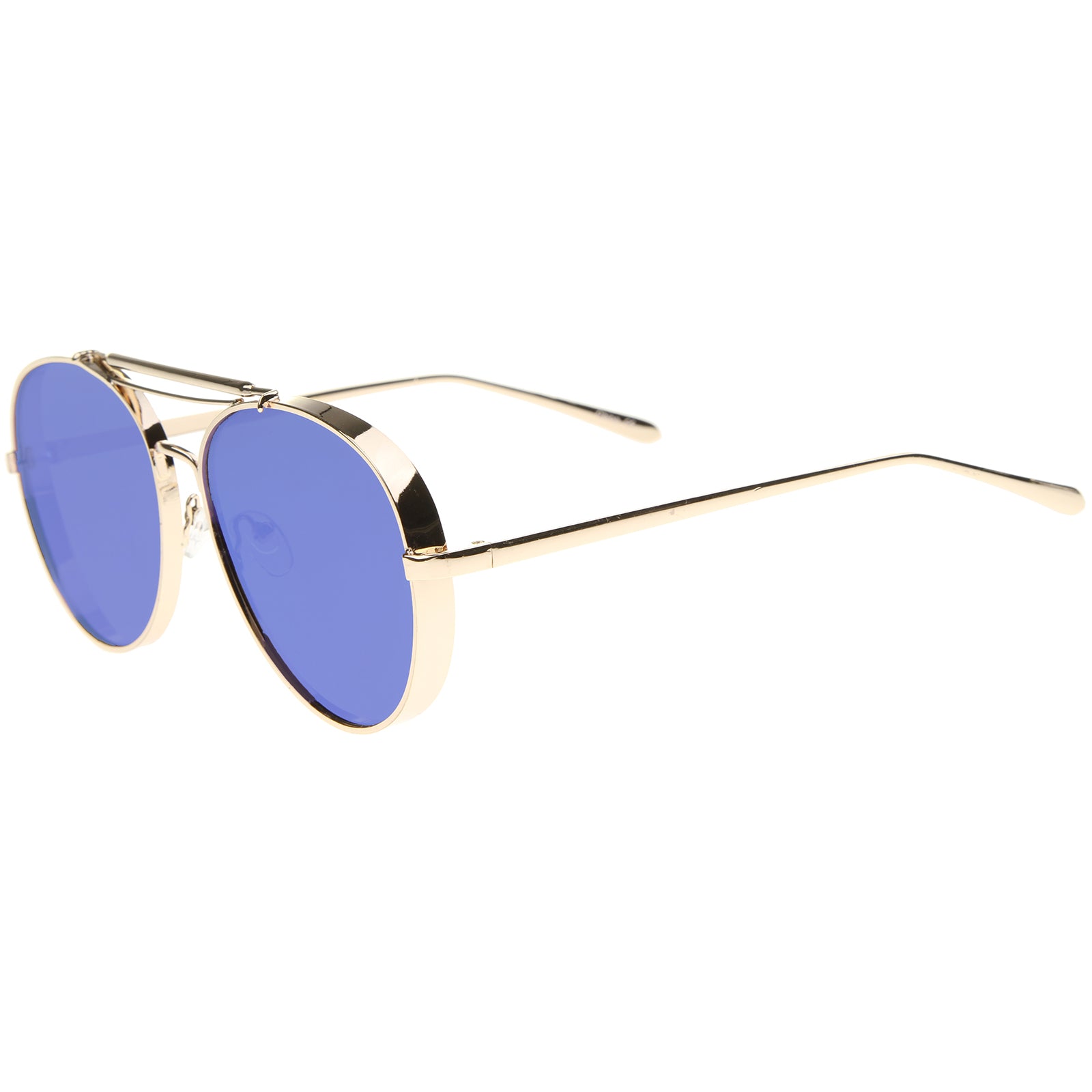 Gold / Blue Mirror