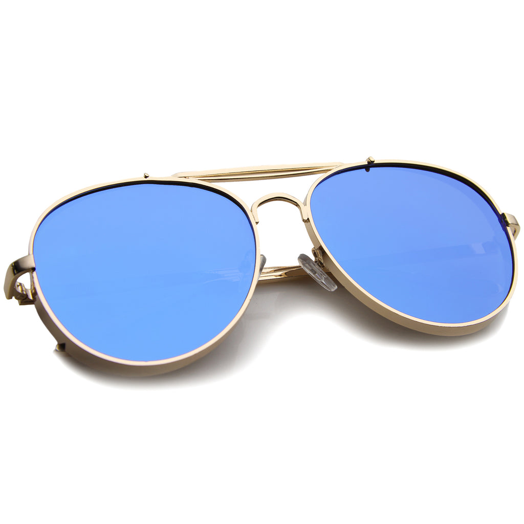 Gold / Blue Mirror