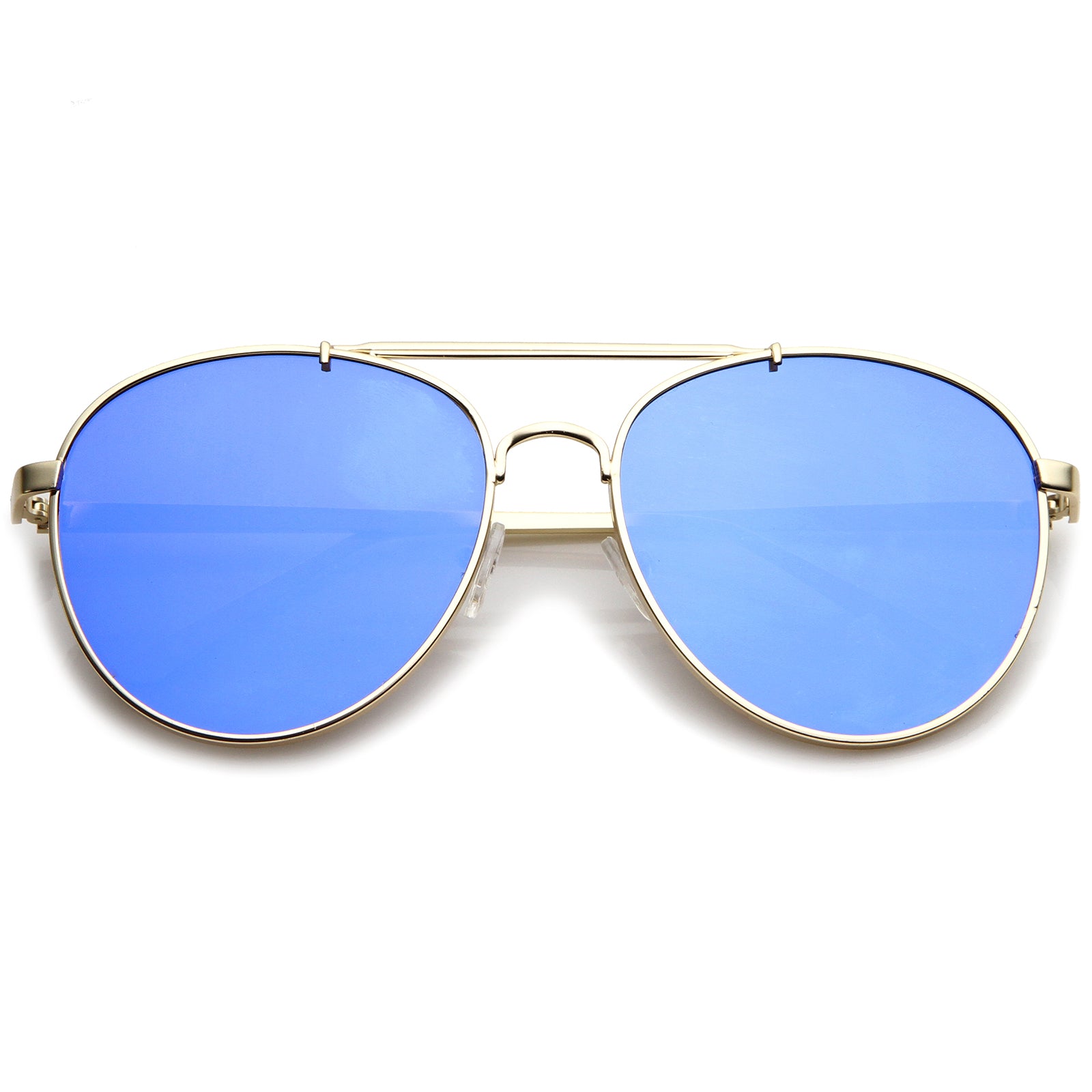 Gold / Blue Mirror