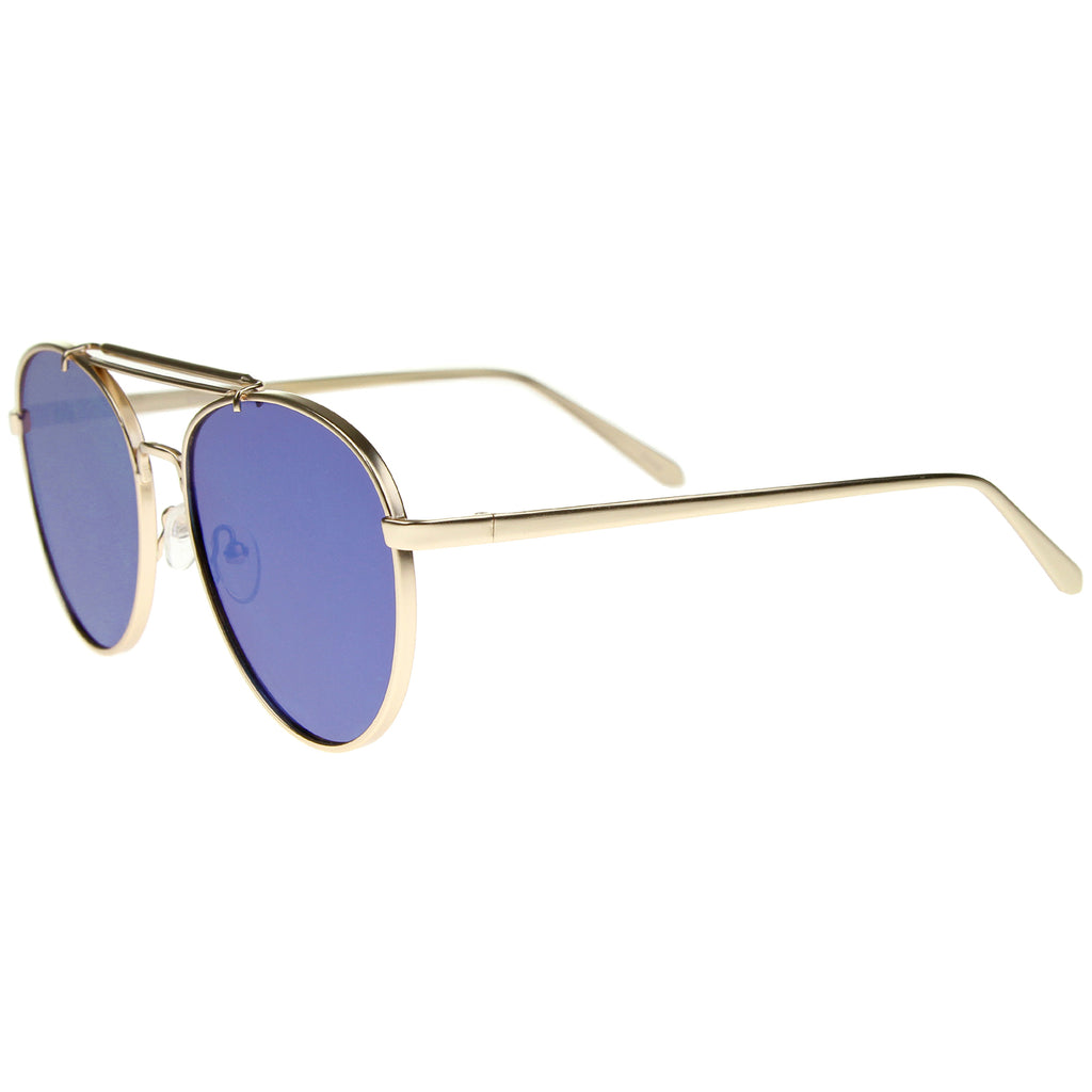 Gold / Blue Mirror