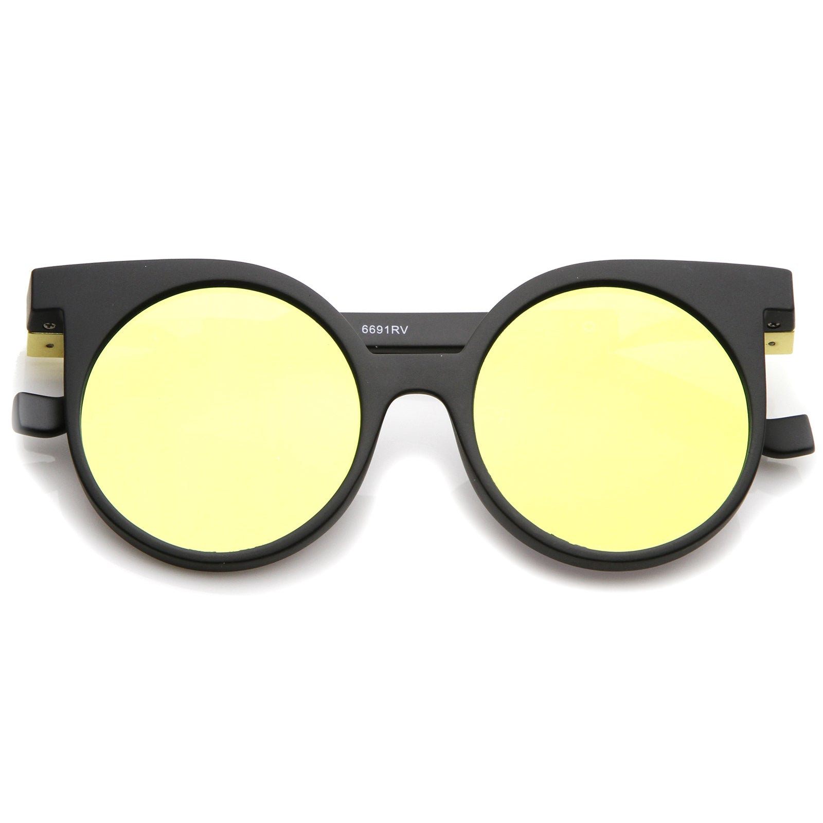 Matte Black / Yellow Mirror