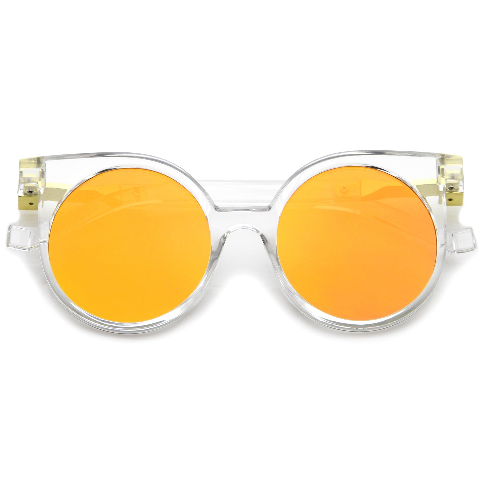 Clear / Orange Mirror