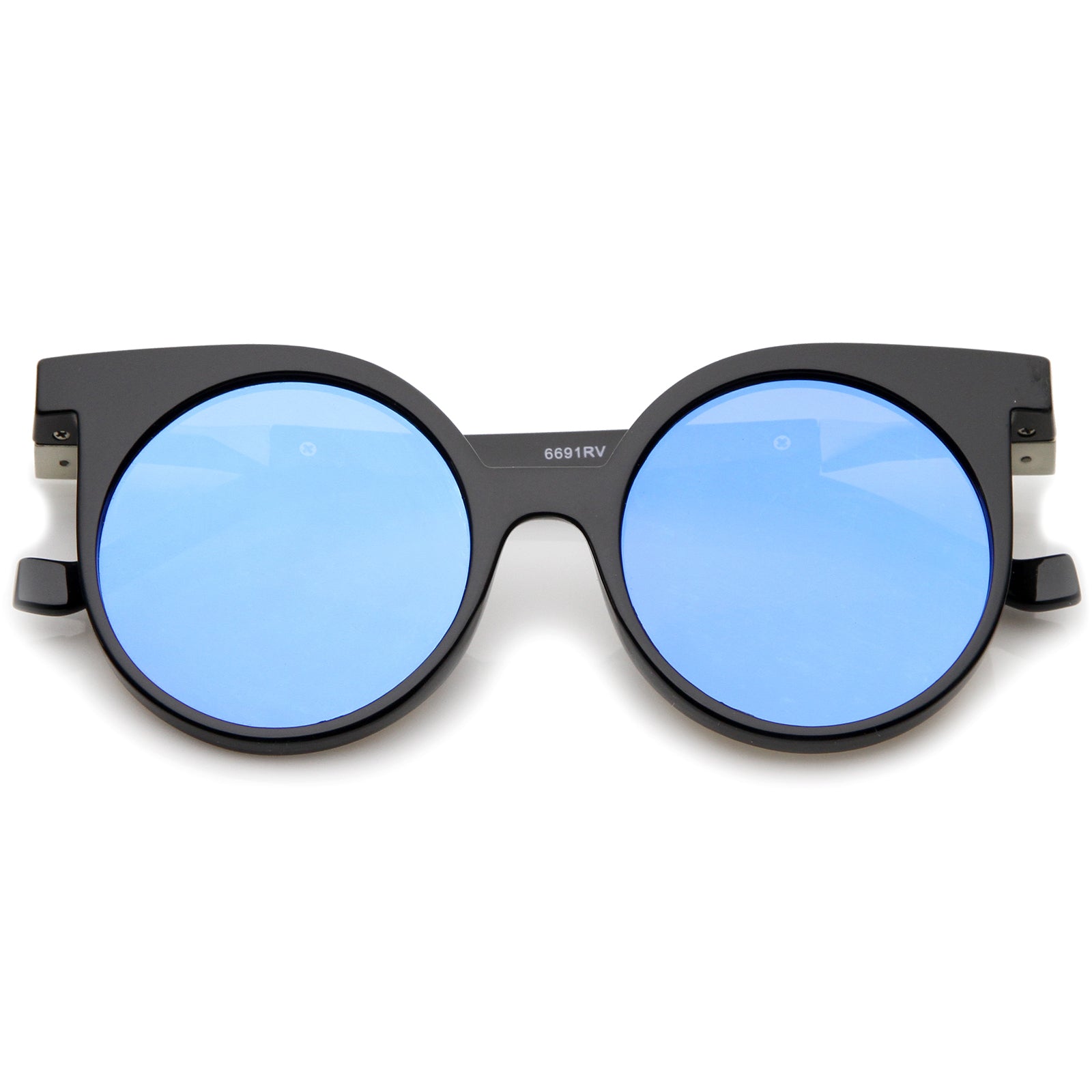 Shiny Black / Blue Mirror