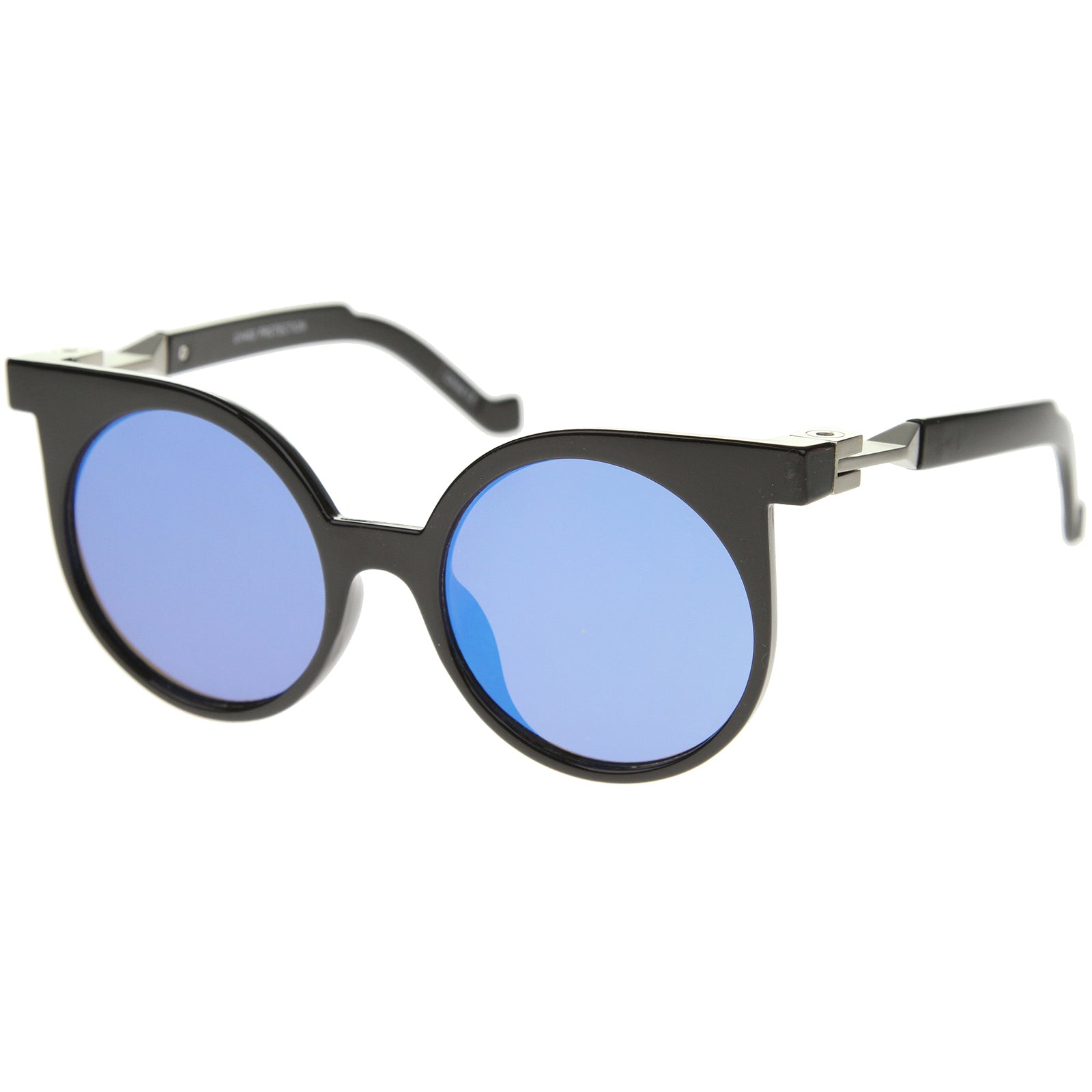 Shiny Black / Blue Mirror