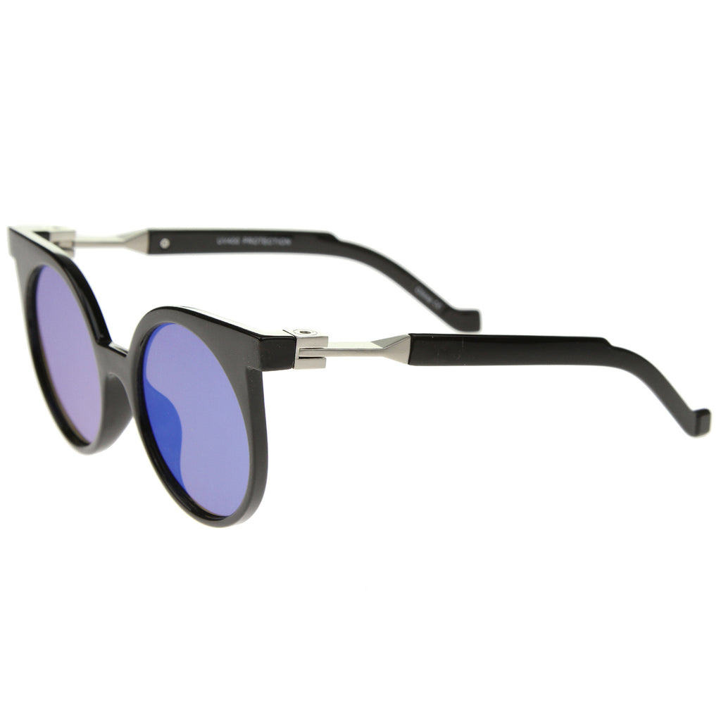 Shiny Black / Blue Mirror