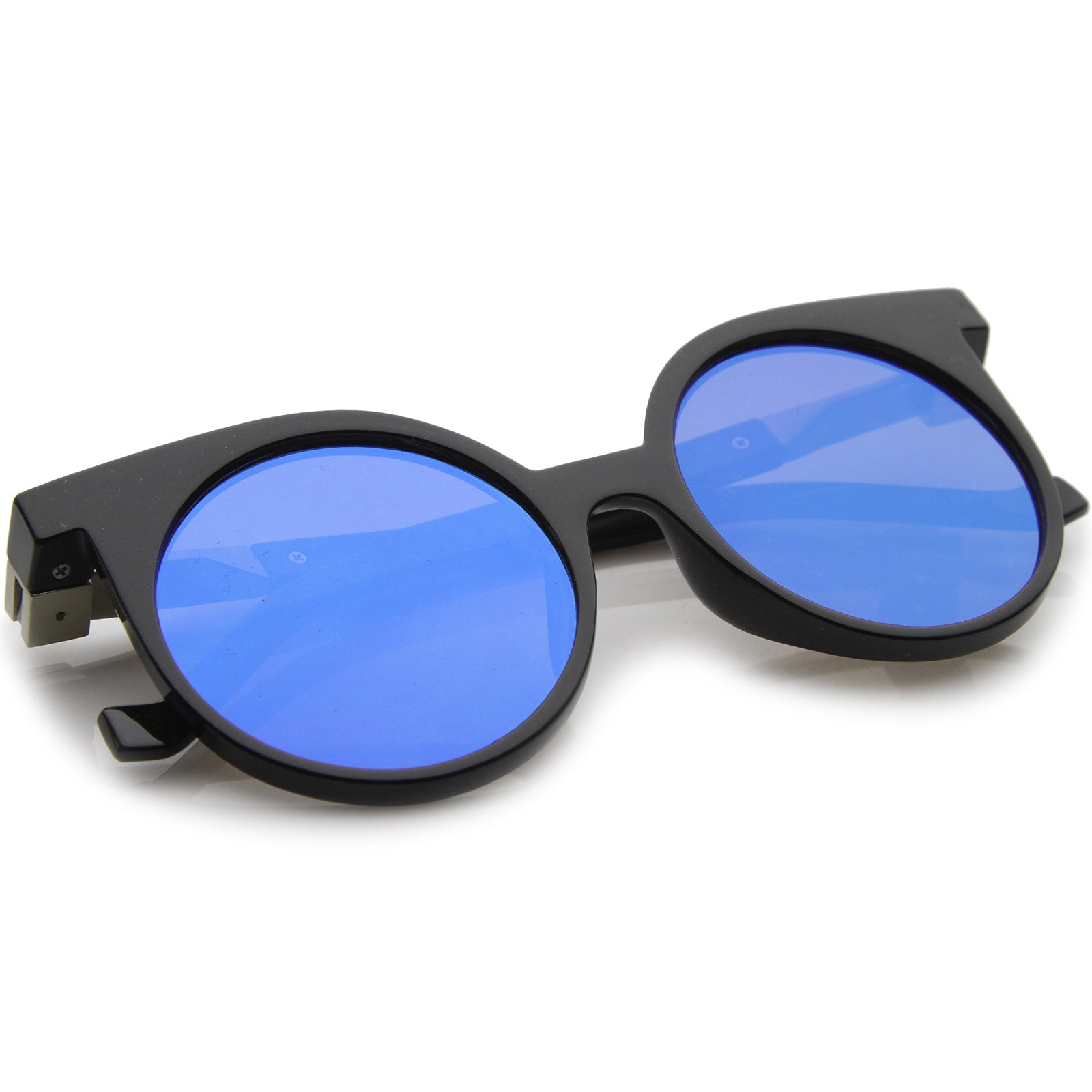 Shiny Black / Blue Mirror